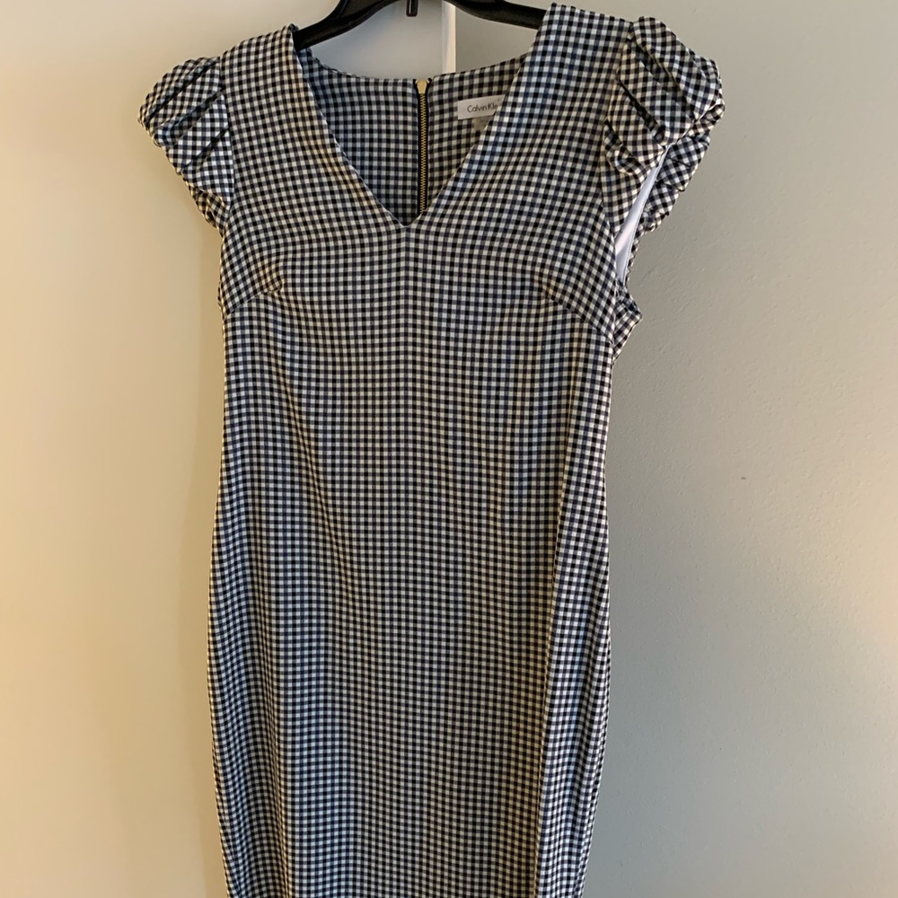 Checkered Calvin Klein Dress!